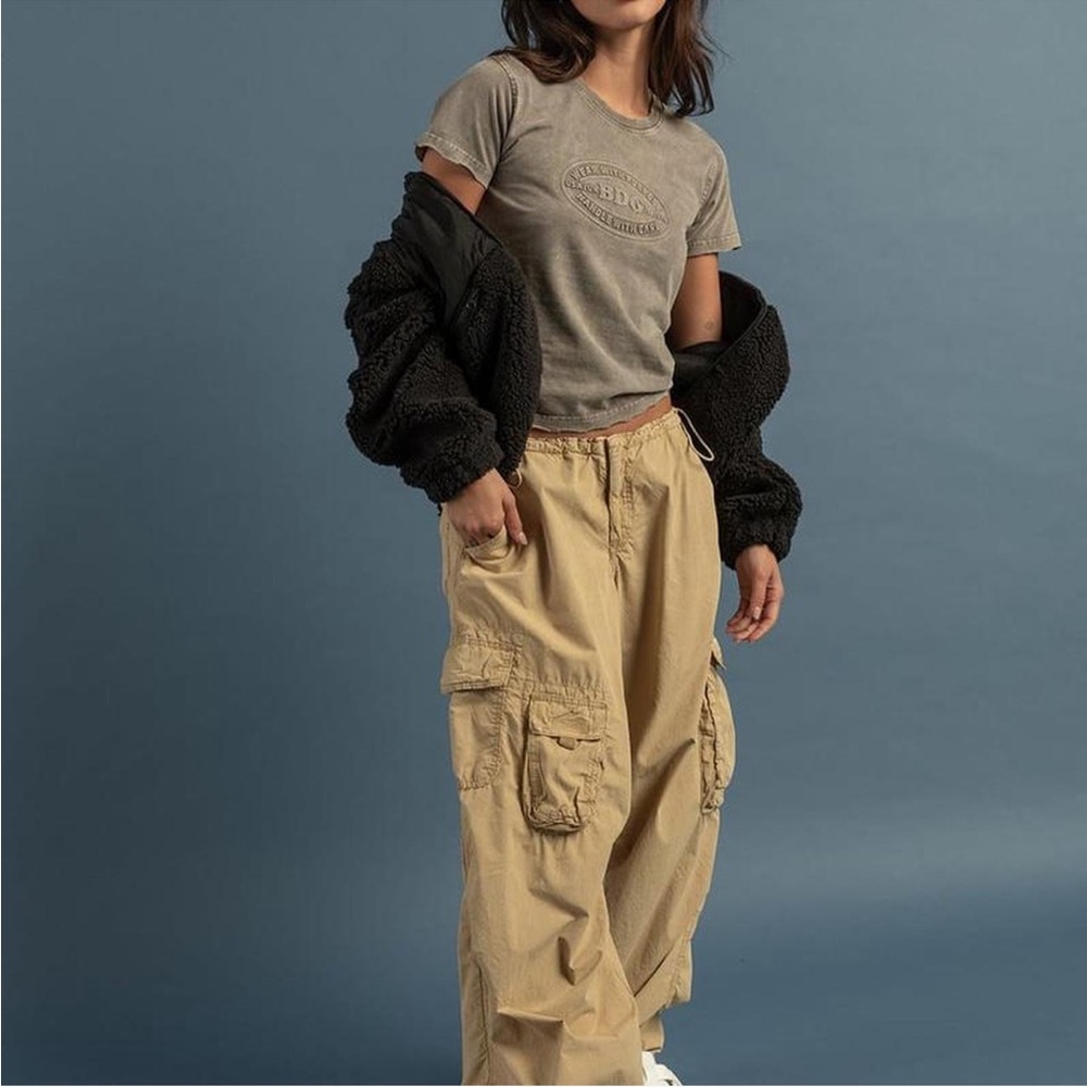 BDG Tan Maxi Pocket Cargo Pants